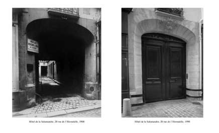 Hôtel de la Salamandre, 20 rue de l’Hirondelle, 1900/1998 Hôtel de la Salamandre, 20 rue de l’Hirondelle, 1900/1998